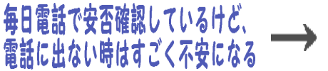 電話に出ないときは見守りカメラ